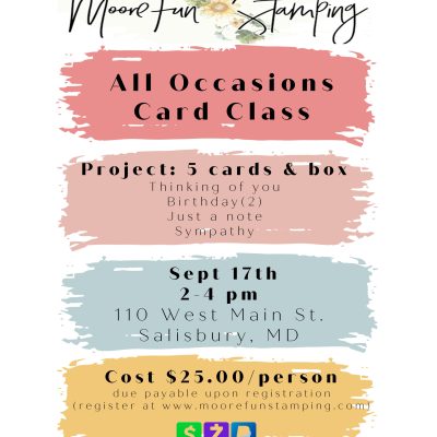 All Occasions Card Class