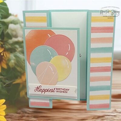 Birthday Fun Fold Card – Ink Stamp Share