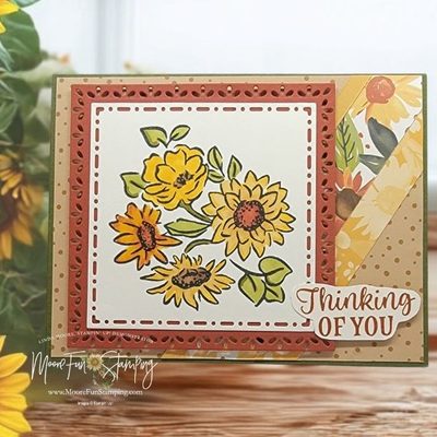 Thinking of You Sunflower Card – Ink Stamp Share Blog Hop
